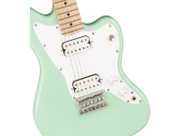 Fender Mini Jazzmaster HH Maple Fingerboard White Pickguard Surf Green Fender Mini Jazzmaster HH Maple Fingerboard White Pickguard Surf Green